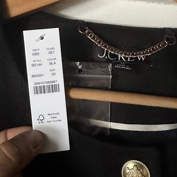 J Crew linen blend Lady Jacket - Picture 3 of 4